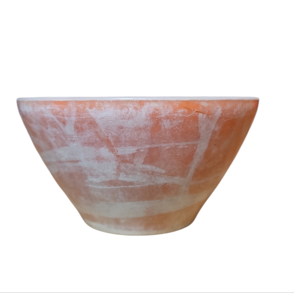 Vintage Fire King Rustic Pink Terracotta Small‎ 5in Bowl Unique Decorative